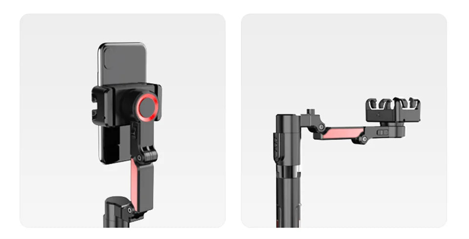 AI face tracking Stabilizer 360 Auto Rotation Follow Gimbal Remote Selfie stick tripod for iPhone Android phone holder
