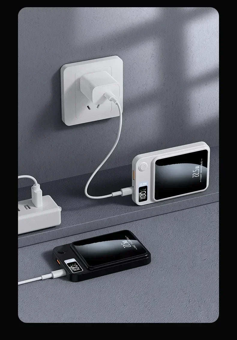 Magnetic Power Bank 50000mAh Large Capacity Wireless Fast Charging Suitable for iPhone Xiaomi Huawei universal mobile Power Bank