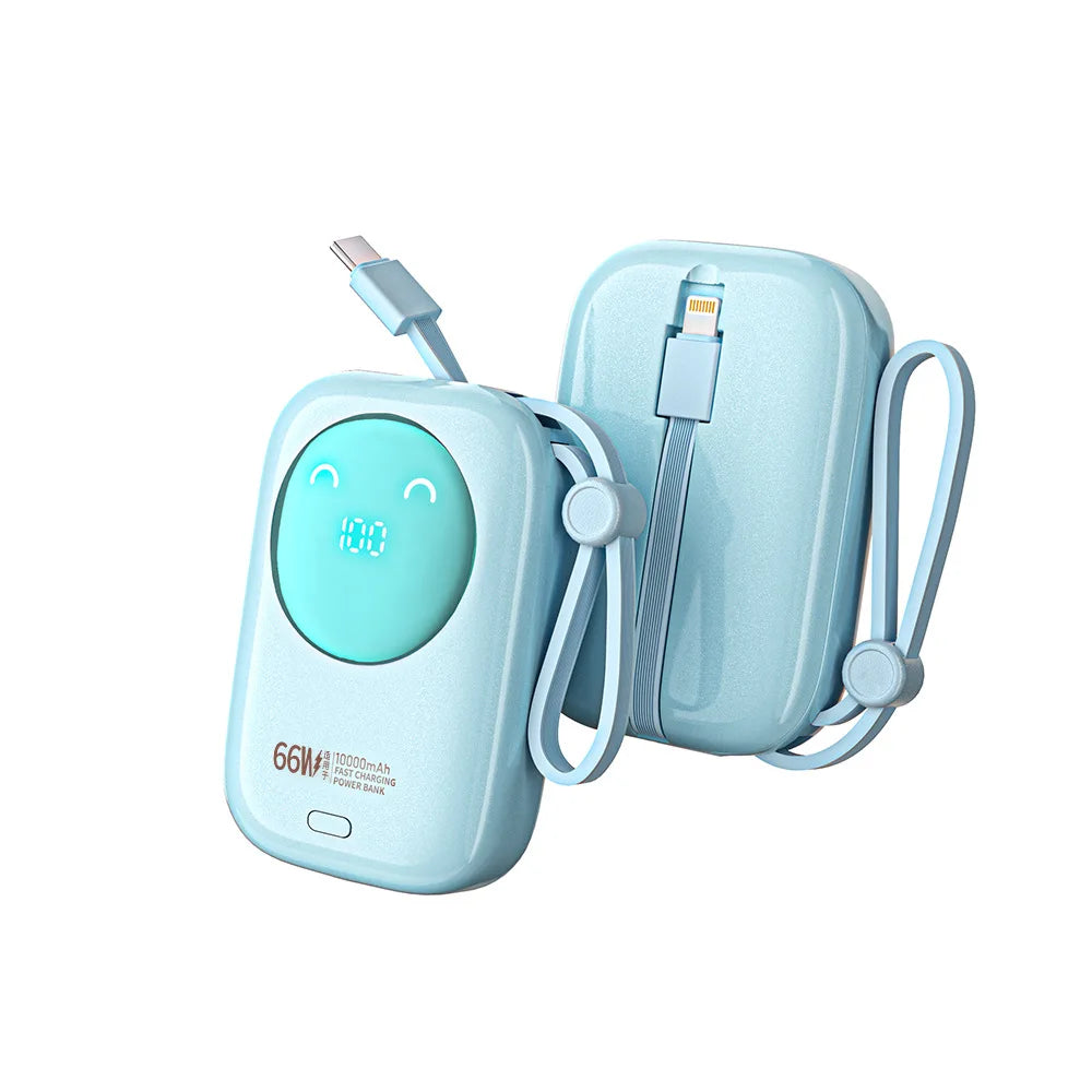 2025 New CCC Certified Power Bank – 22.5W Super Fast Charging with Built-in Cables 20000mAh Charger Customizable R37C