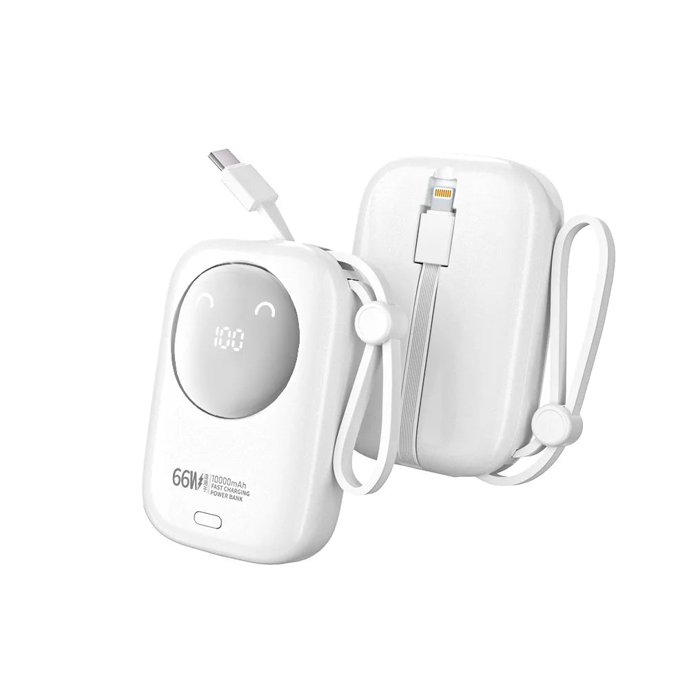 2025 New CCC Certified Power Bank – 22.5W Super Fast Charging with Built-in Cables 20000mAh Charger Customizable R37C