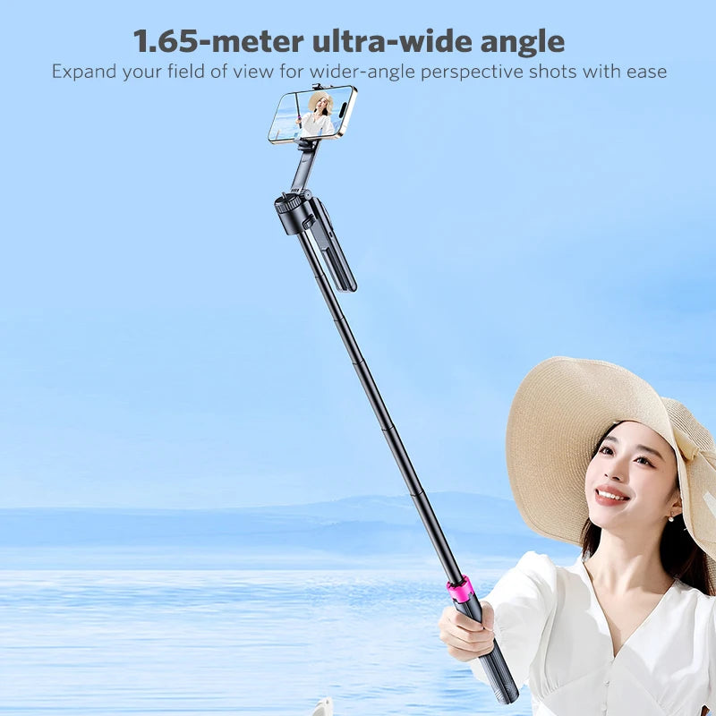 AI Smart Gimbal Tripod Selfie Stick Foldable 360° Auto Follow-Up Face Tracking Gimbal All-in-one Phone Holder For smartphone