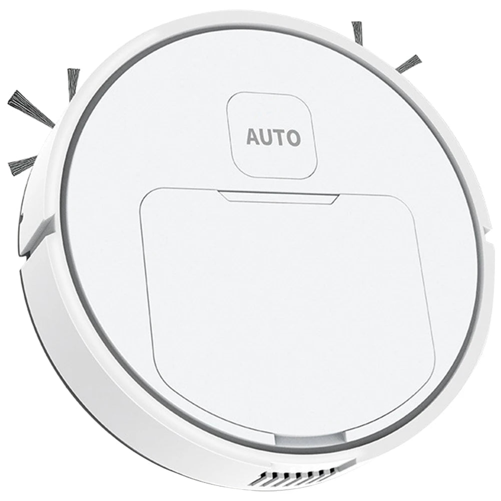 3-in-1 Robot Vacuum Cleaner USB Rechargeable 1000Pa Suction Robotic Vacuum and Mop Combo for Home Floor Washing Carpet Pet Hair