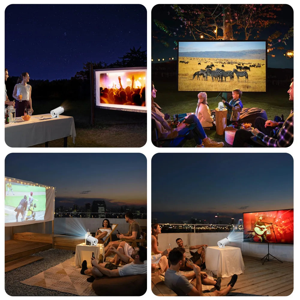 Ultra HD Projector Portable Mini Projector Androidd LCD Portable Projector Home Cross-border Intelligent Small HD Low Noise