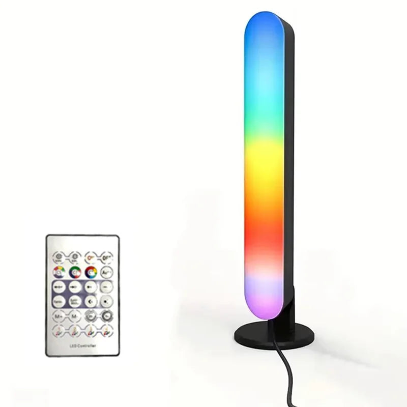 Smart Led Strip Lights With Remote Control With-remote Rgb Light Bar Lamp Sync With-music Atmosphere Decoration Desktop For-room