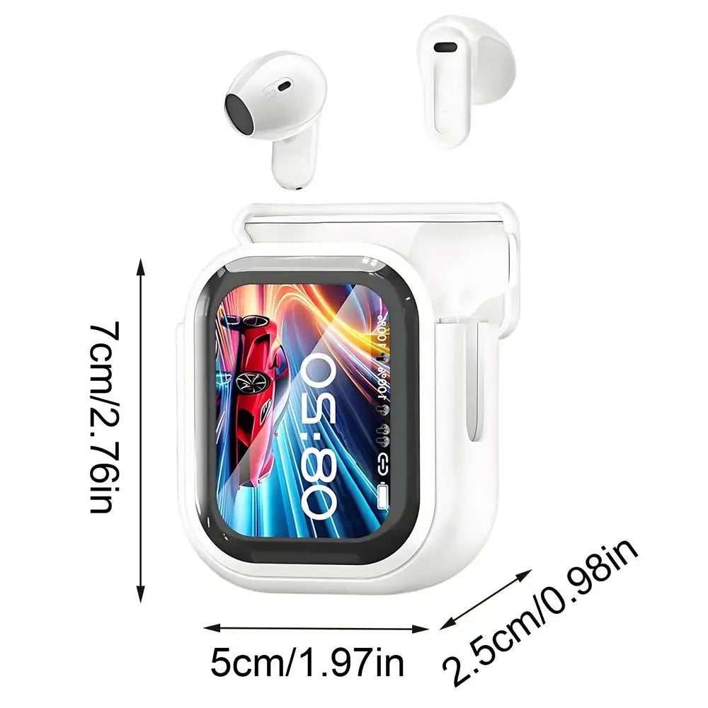 Ai Translation Earbuds Real Time Translating Earbuds Ai Translator Touchscreen Wireless Headphones Noise Canceling for Travel