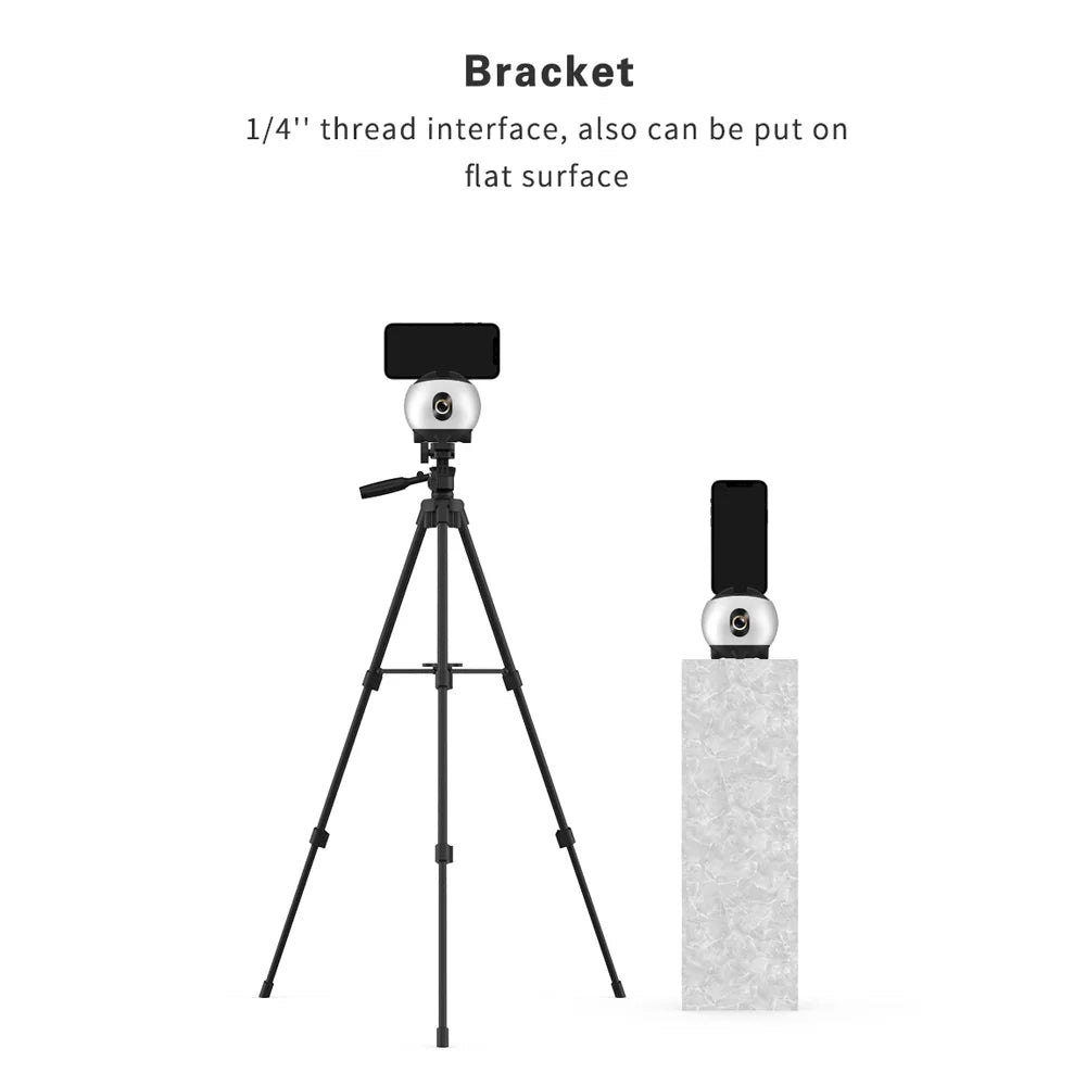 Automatic tracking phone holder, automatic face tracking tripod, multifunctional intelligent 360 ° rotating face tracking holder