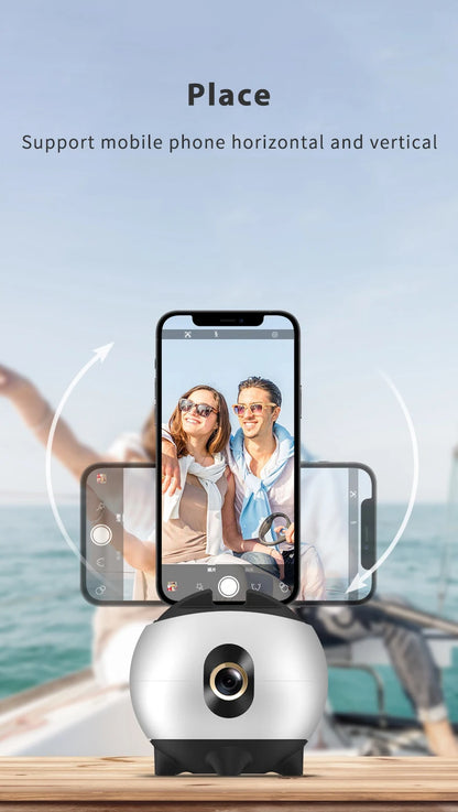 Automatic tracking phone holder, automatic face tracking tripod, multifunctional intelligent 360 ° rotating face tracking holder