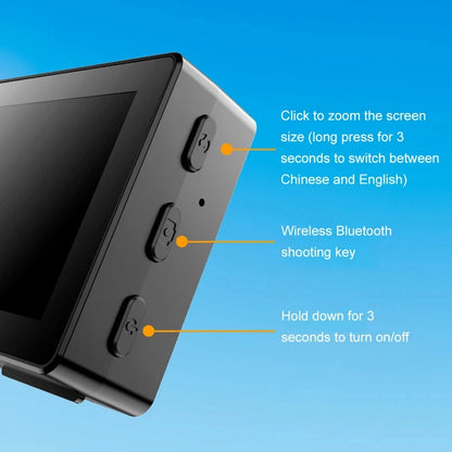 Mini Portable Smartphone Selfie Screen Display Projector  Screen Live Shooting Artifact Mobile Phone Same Screen Remote Control