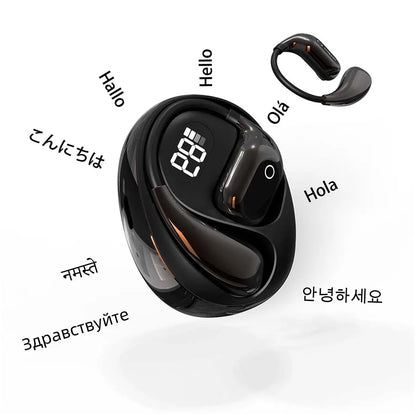AI Translator Earbuds, Bluetooth Earphones, Languages Translation for Travel/Business/Learning, Real-Time 2-Way, iOS/Android