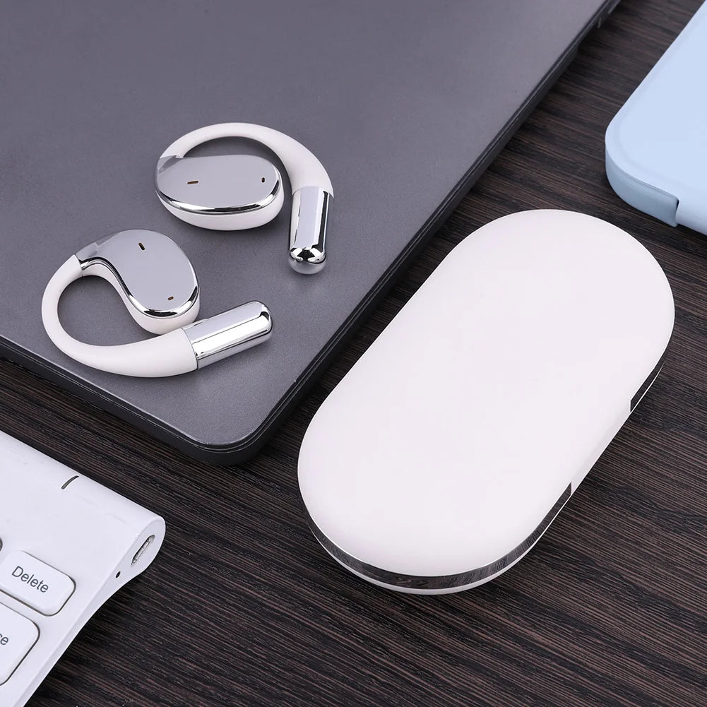3-in-1 AI Translator Earbuds Earhooks Headset Bluetooth-Compatible 5.4 Smart Voice Translator HiFi Sound for Travel and Business