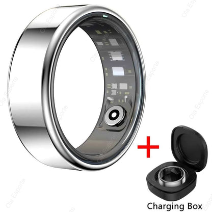 2026 New Smart Ring Men Women, Heart Rate Blood Oxygen and Sleep Monitor Smartring IP68 &amp; 5ATM Waterproof, Multi-sport Mode Ring