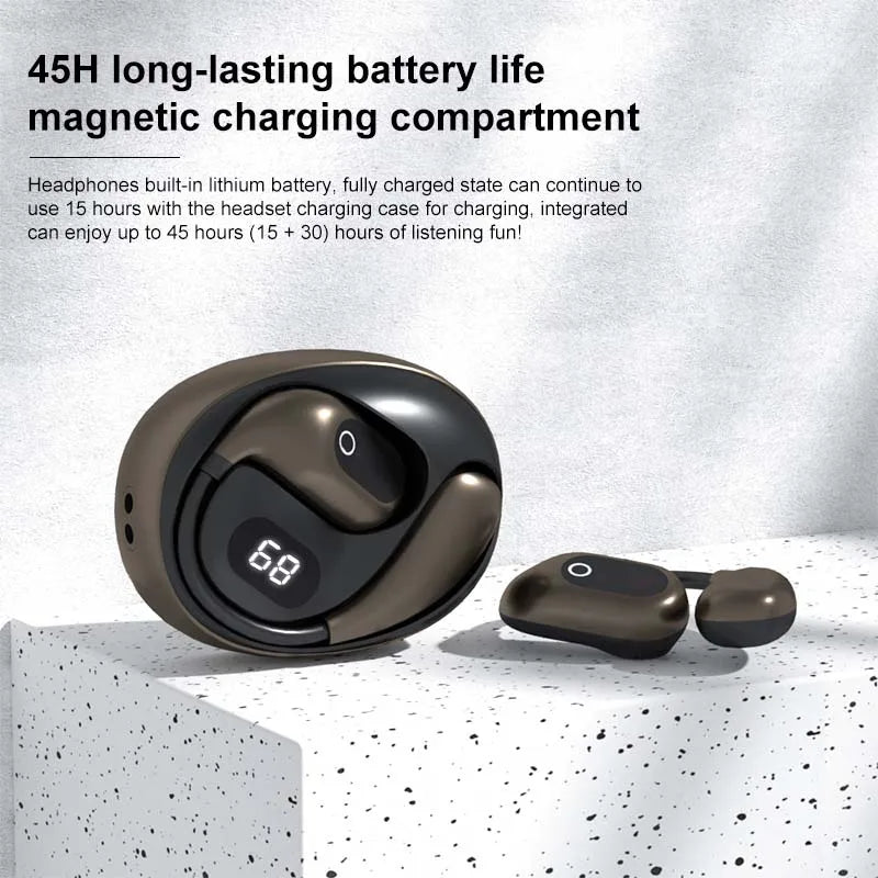 AI Translator Earbuds, Bluetooth Earphones, Languages Translation for Travel/Business/Learning, Real-Time 2-Way, iOS/Android