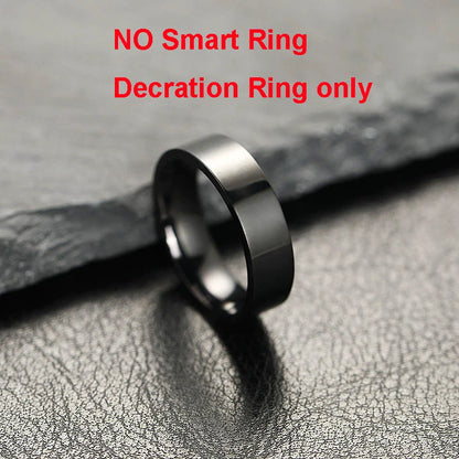 2025 Smart Ring Blood Pressure Heart Rate Sleep Monitoring Smartring IP68 &amp; 5ATM Waterproof Multi-sport Mode Smartring Man Women