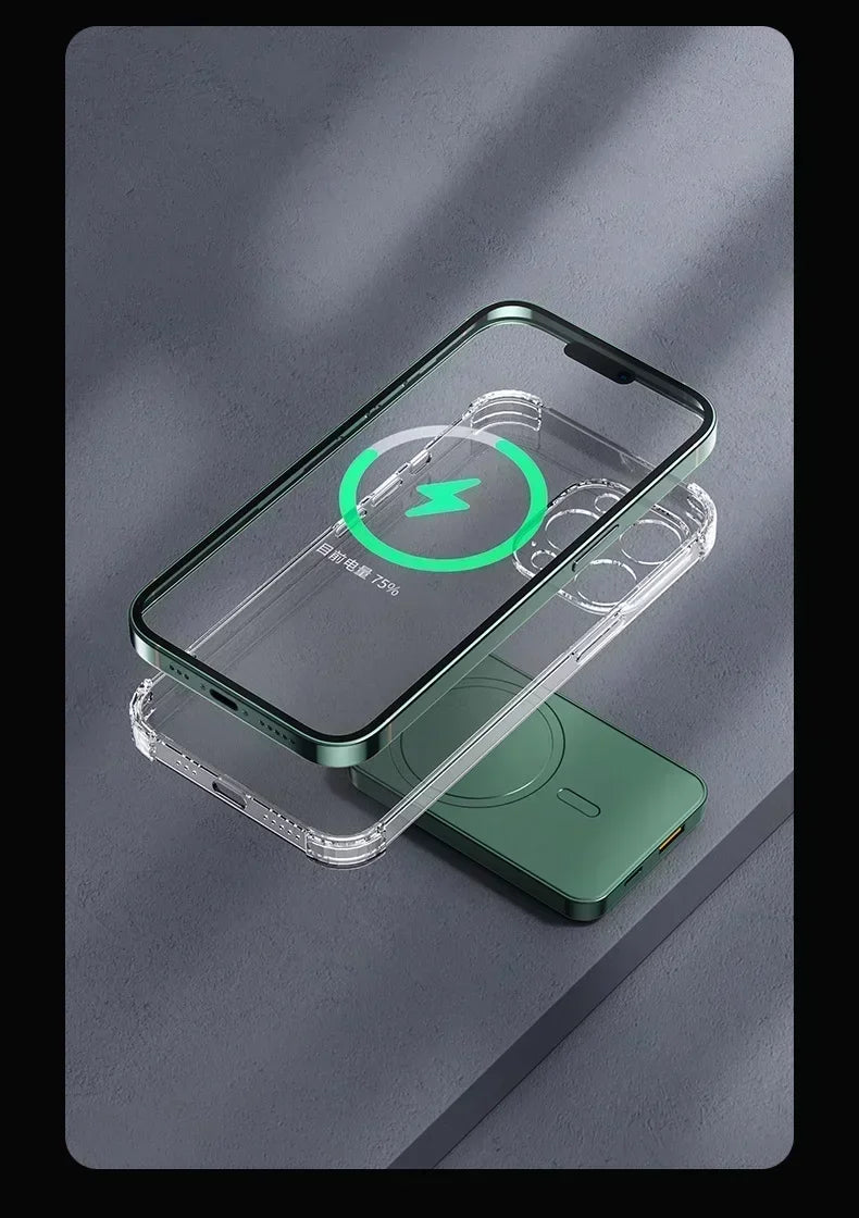 Magnetic Power Bank 50000mAh Large Capacity Wireless Fast Charging Suitable for iPhone Xiaomi Huawei universal mobile Power Bank