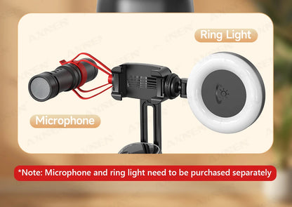 360°Rotating P05 AI Face Tracking Desktop Gimbal Stabilizer Intelligent Follow Shoot Gesture Control Cellphone Holder for iPhone