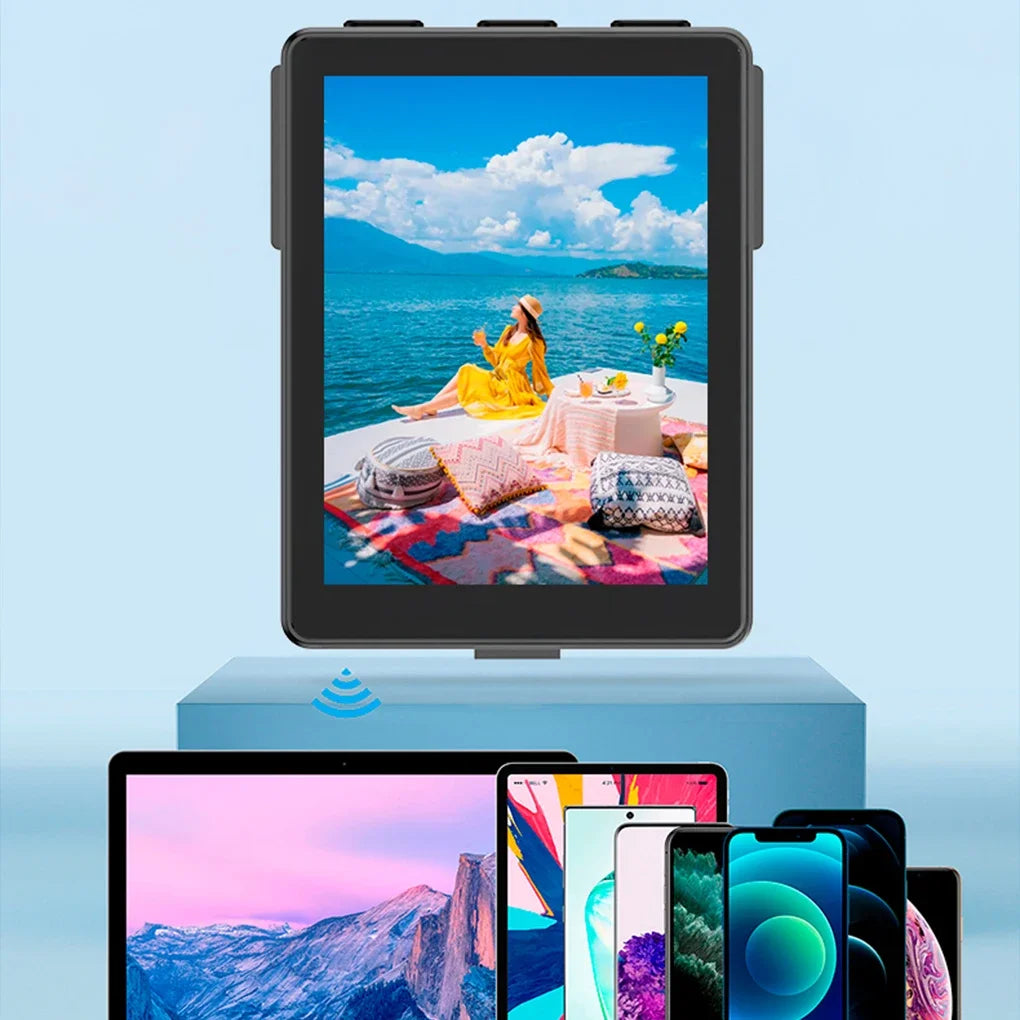 Mini Portable Smartphone Selfie Screen Display Projector  Screen Live Shooting Artifact Mobile Phone Same Screen Remote Control