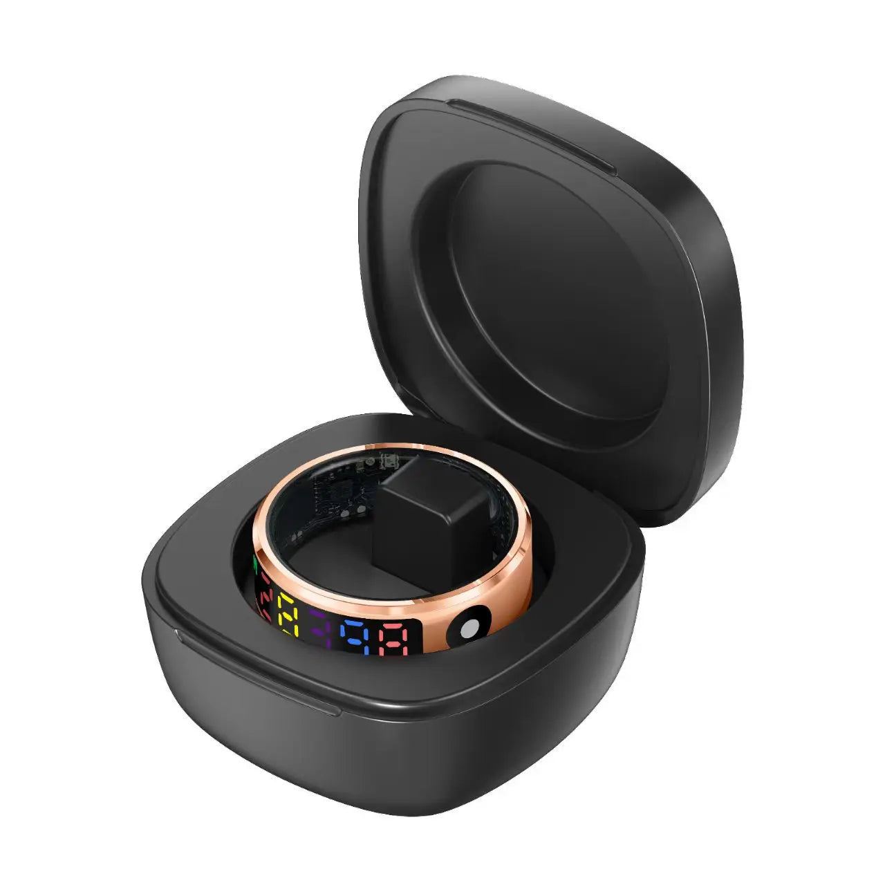 2026 Smart Ring with Display Screen And Touch, Health Manager, 5ATM Waterproof For Men Women Smart Rings R12