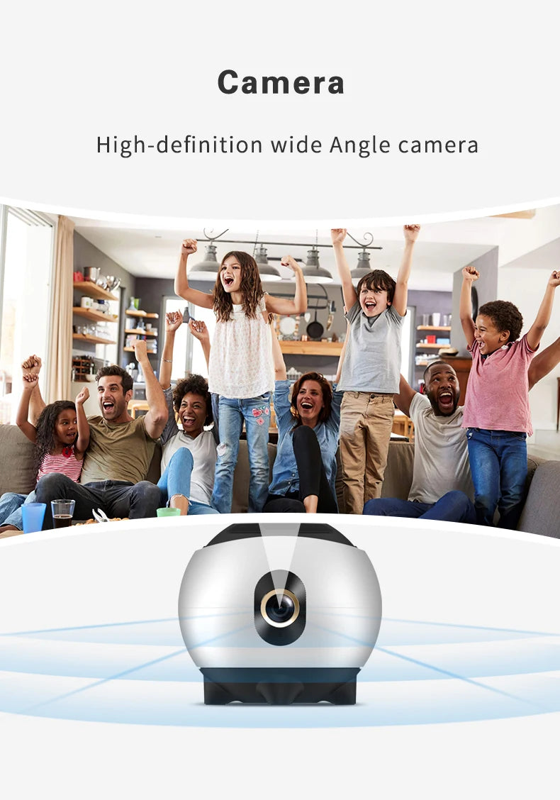 Automatic tracking phone holder, automatic face tracking tripod, multifunctional intelligent 360 ° rotating face tracking holder