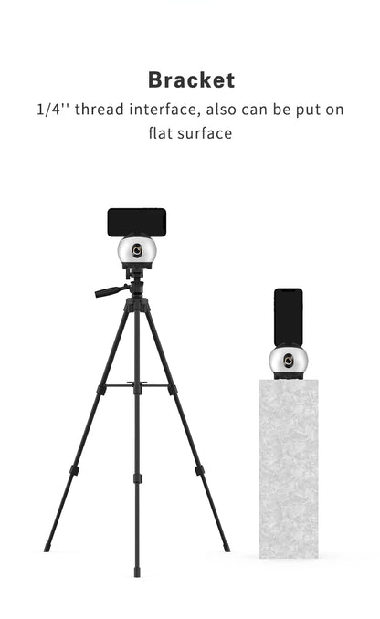 Automatic tracking phone holder, automatic face tracking tripod, multifunctional intelligent 360 ° rotating face tracking holder
