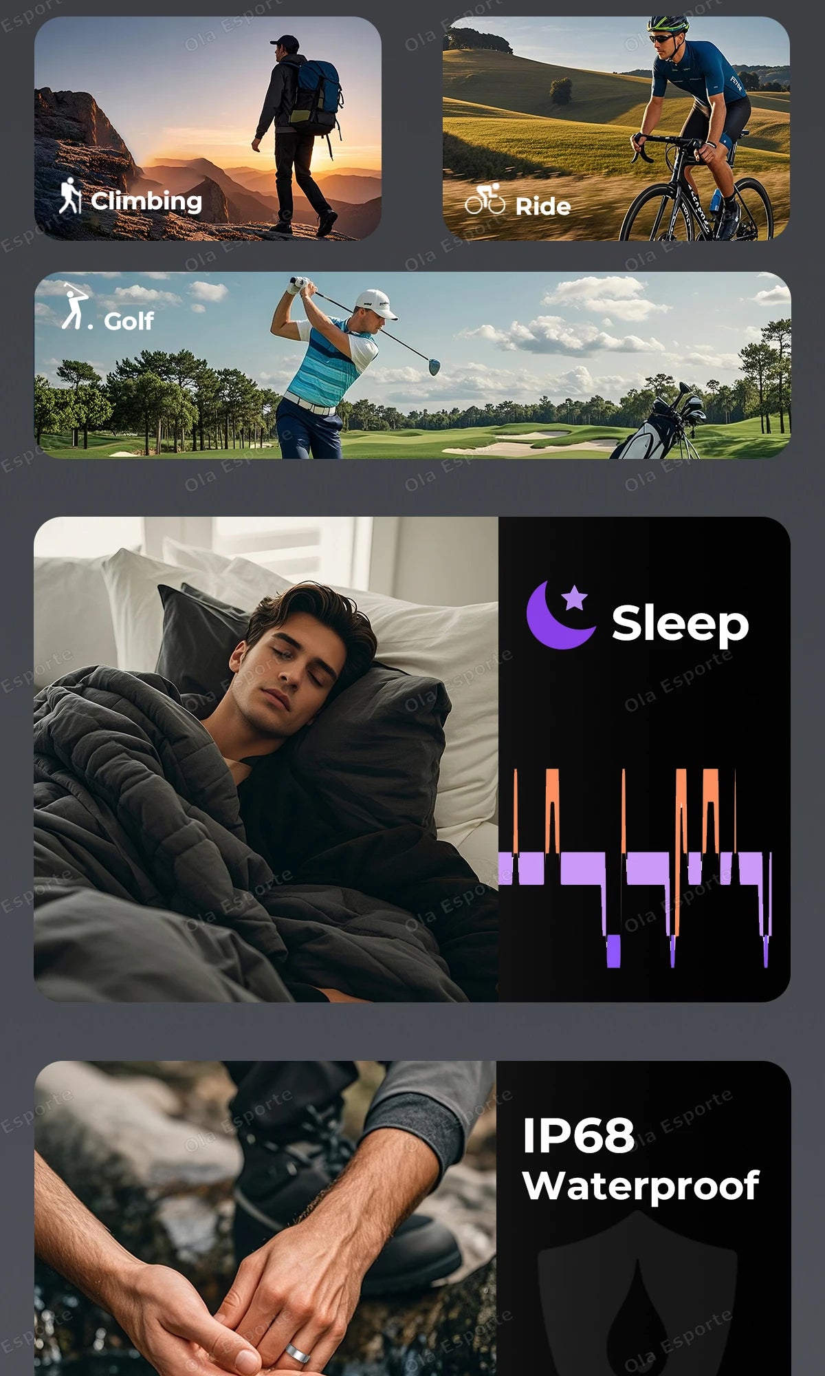 2025 Smart Ring Blood Pressure Heart Rate Sleep Monitoring Smartring IP68 &amp; 5ATM Waterproof Multi-sport Mode Smartring Man Women
