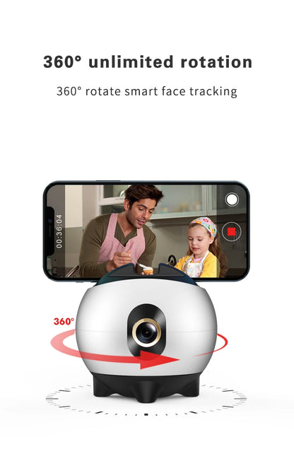 Automatic tracking phone holder, automatic face tracking tripod, multifunctional intelligent 360 ° rotating face tracking holder