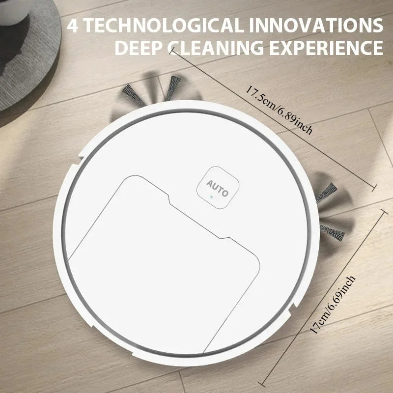New Wireless Smart Robot Vacuum Cleaner, Multifunctional for Super Quiet Vacuuming Mopping and Humidifying Home Use
