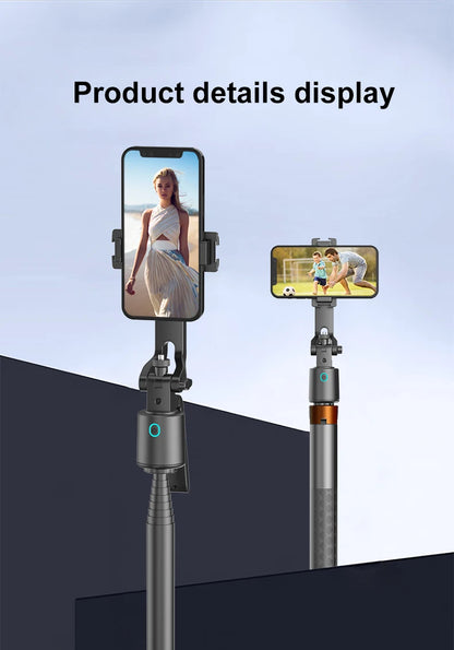 AI Face Tracking Tripod Intelligent Smart Selfie Stick Foldable Phone Holder Stabilizer Bluetooth Remote for iphone Android
