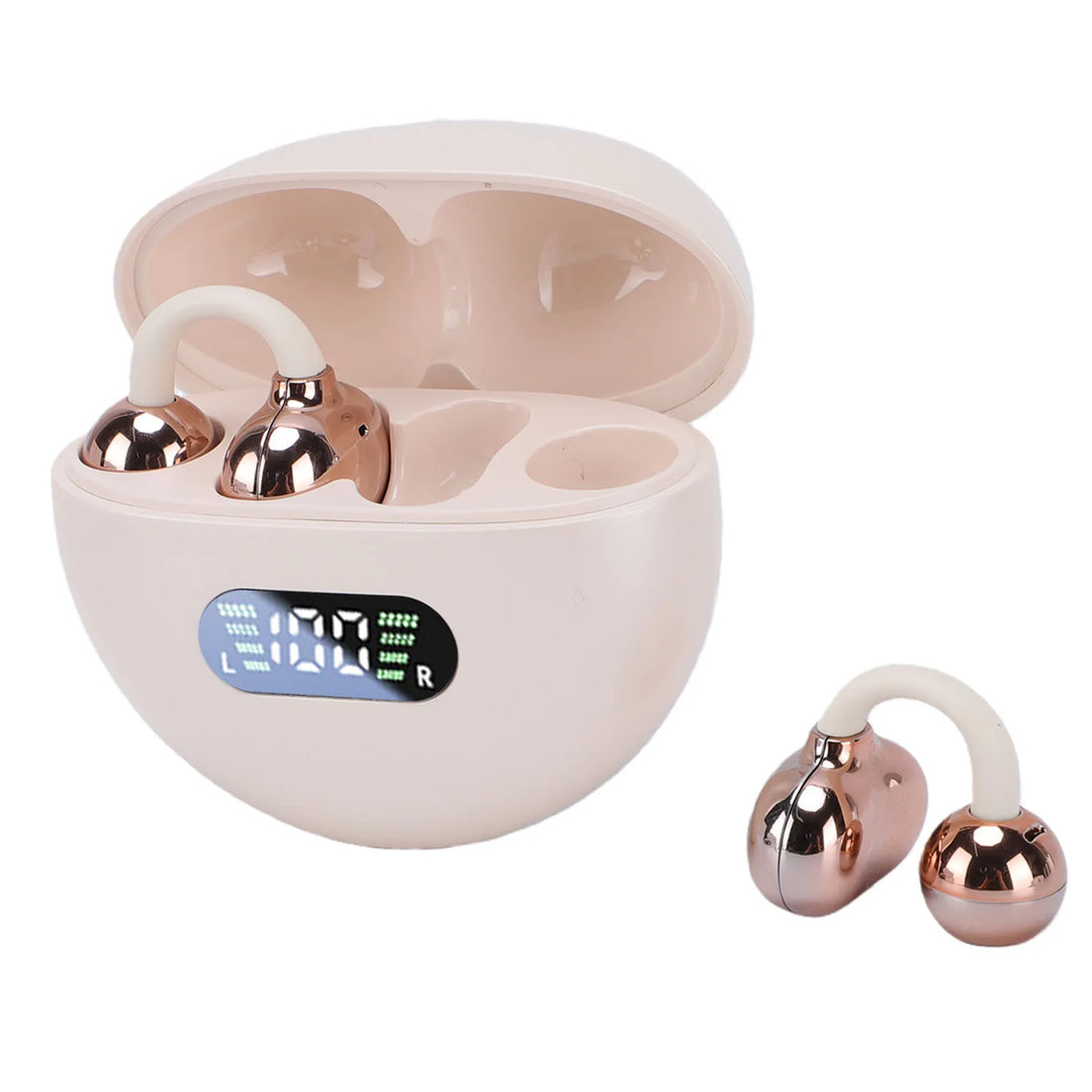 AI Smart Translation Earbuds Wireless Bluetooth Earbuds Noise Canceling Multi Functional Support 74 Languages 70 Accents w/ App