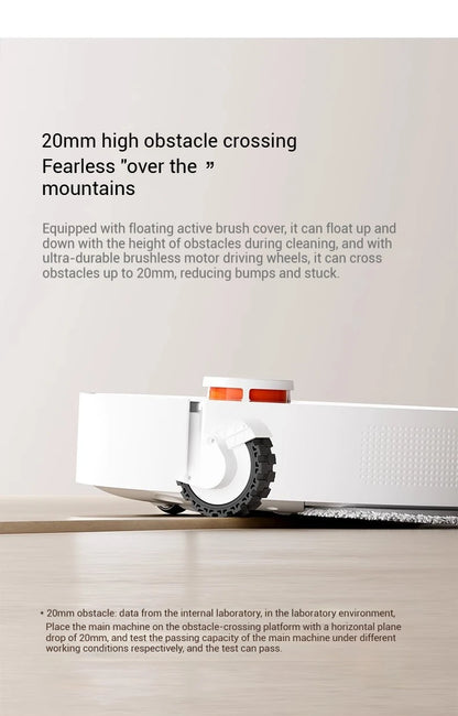 【Xiaomi】 Robot Vacuum H40, 10,000 Pa powerful Aspiration, ultra-accurate cleaning with navigation LDS, 2-en1: Vacuum and wash