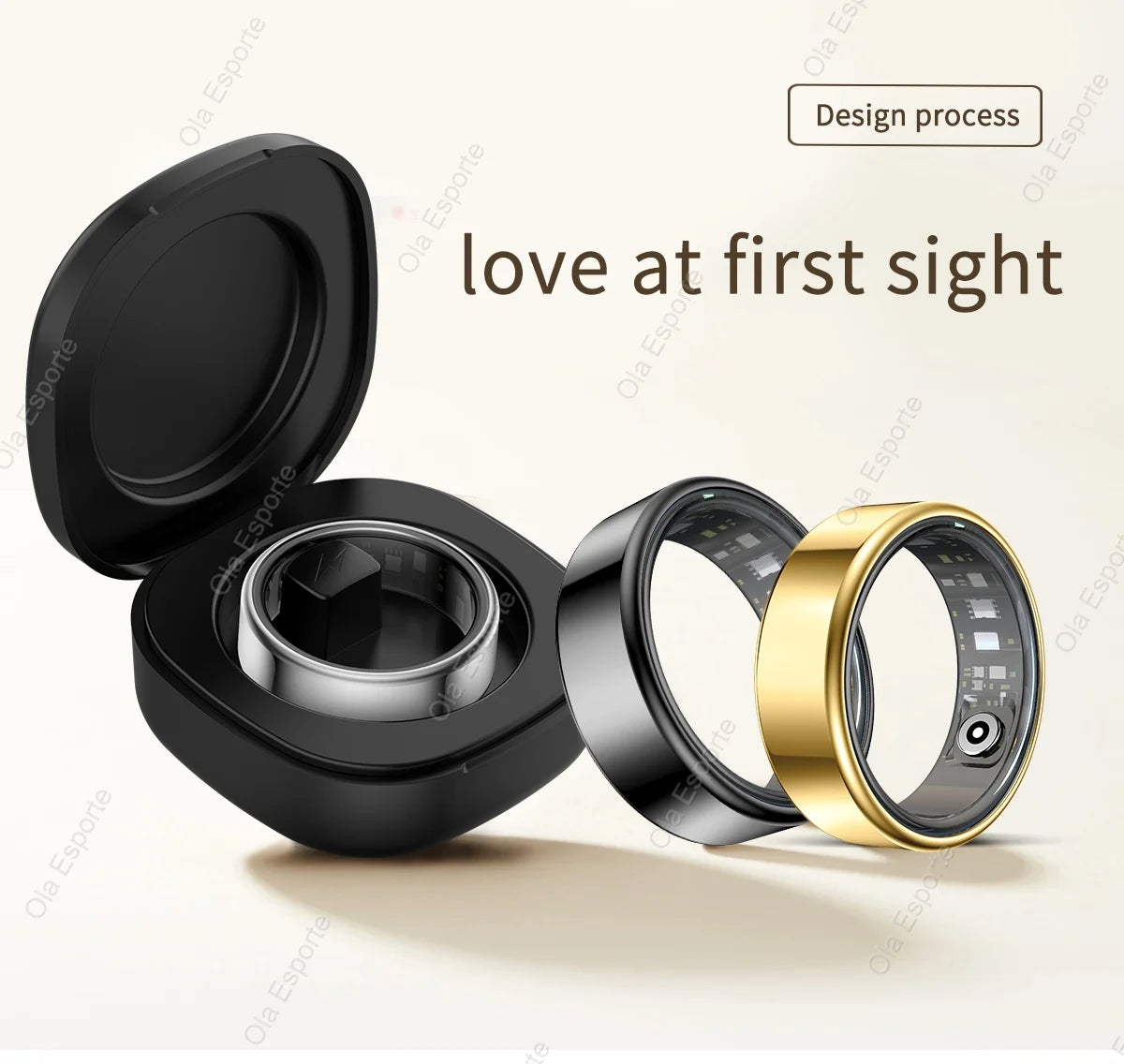 2026 New Smart Ring Men Women, Heart Rate Blood Oxygen and Sleep Monitor Smartring IP68 &amp; 5ATM Waterproof, Multi-sport Mode Ring