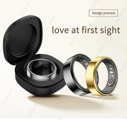 2026 New Smart Ring Men Women, Heart Rate Blood Oxygen and Sleep Monitor Smartring IP68 &amp; 5ATM Waterproof, Multi-sport Mode Ring