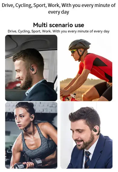 AI Translator Earbuds, Bluetooth Earphones, Languages Translation for Travel/Business/Learning, Real-Time 2-Way, iOS/Android