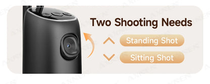 360°Rotating P05 AI Face Tracking Desktop Gimbal Stabilizer Intelligent Follow Shoot Gesture Control Cellphone Holder for iPhone