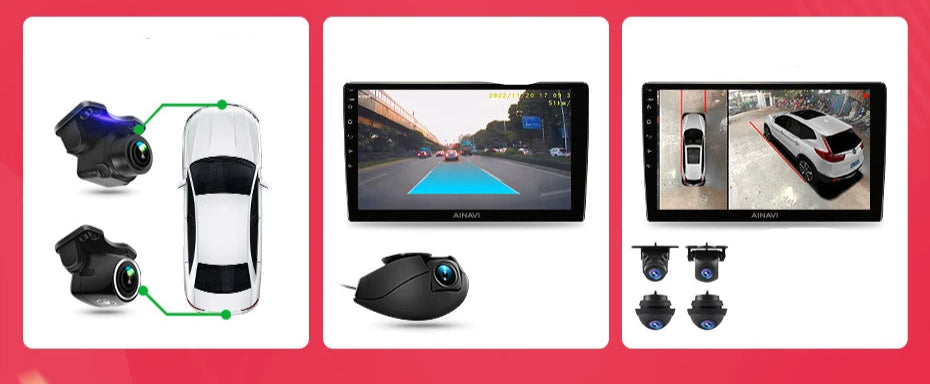 ainavi multimedia player android auto car radio android