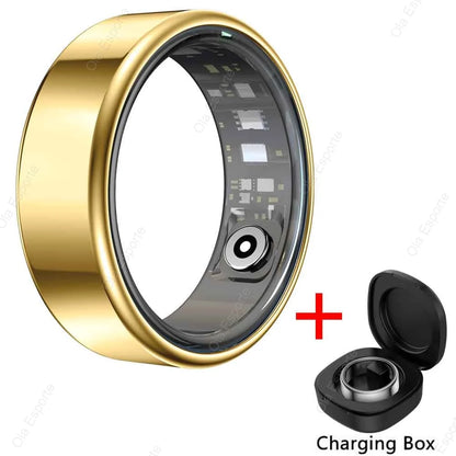 2026 New Smart Ring Men Women, Heart Rate Blood Oxygen and Sleep Monitor Smartring IP68 &amp; 5ATM Waterproof, Multi-sport Mode Ring