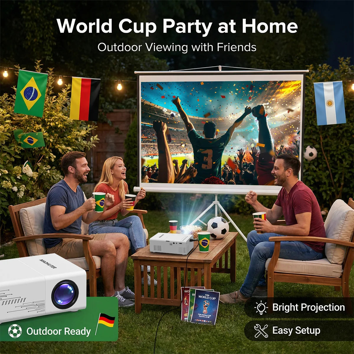Mini Projector USB Connected for Home Cinema Family Gatherings Casual Entertainment Compact Portable Projector