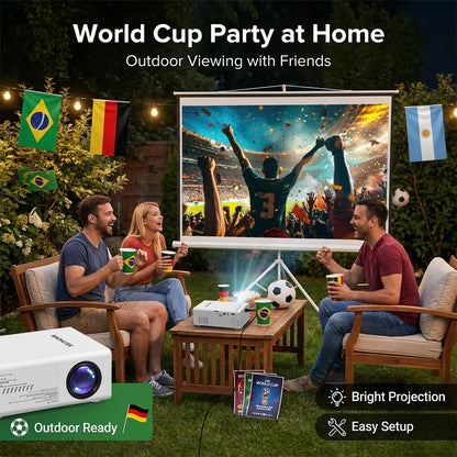 Mini Projector USB Connected for Home Cinema Family Gatherings Casual Entertainment Compact Portable Projector