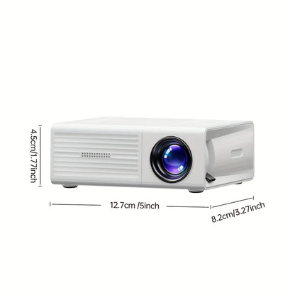 Portable Mini Projector 320x240P HD (Support 1080P Input), 20 ANSI Lumens, Manual Focus, HDMI USB AVome Family Theater Projector