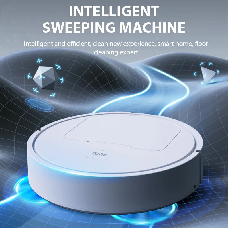 New Wireless Smart Robot Vacuum Cleaner, Multifunctional for Super Quiet Vacuuming Mopping and Humidifying Home Use