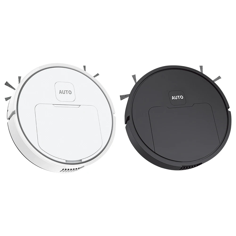 3-in-1 Robot Vacuum Cleaner USB Rechargeable 1000Pa Suction Robotic Vacuum and Mop Combo for Home Floor Washing Carpet Pet Hair