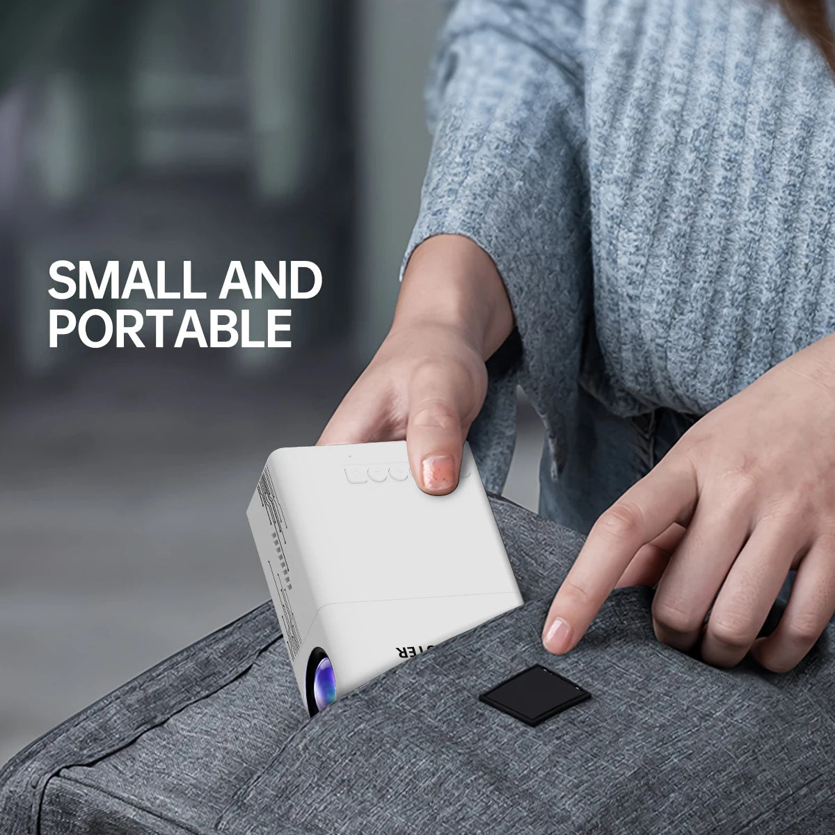 Mini Projector USB Connected for Home Cinema Family Gatherings Casual Entertainment Compact Portable Projector