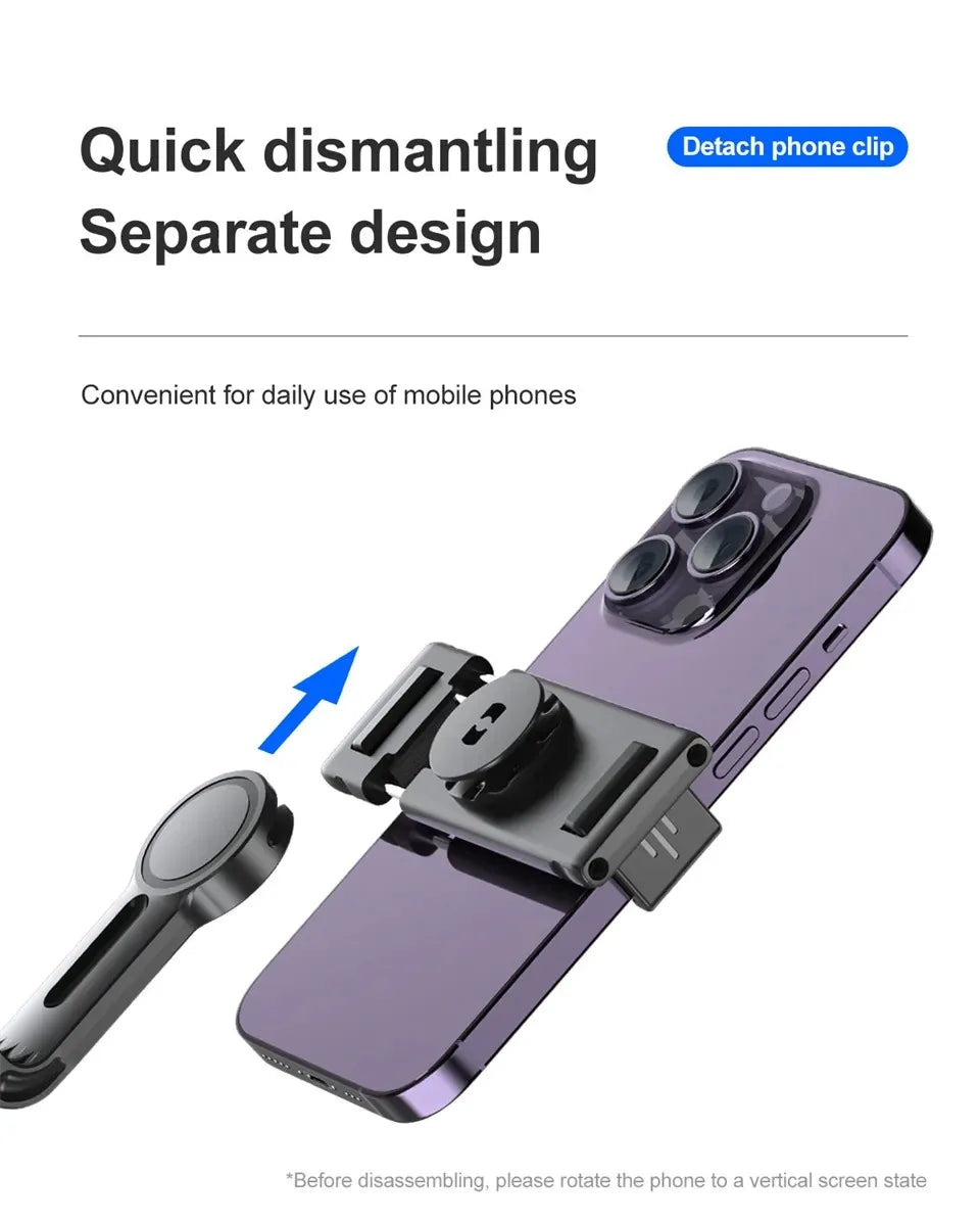 Auto Face Tracking Tripod 360°Rotation,No App, Gesture Recognition Phone Camera Mount Smart Shooting Phone Holder for Live Video