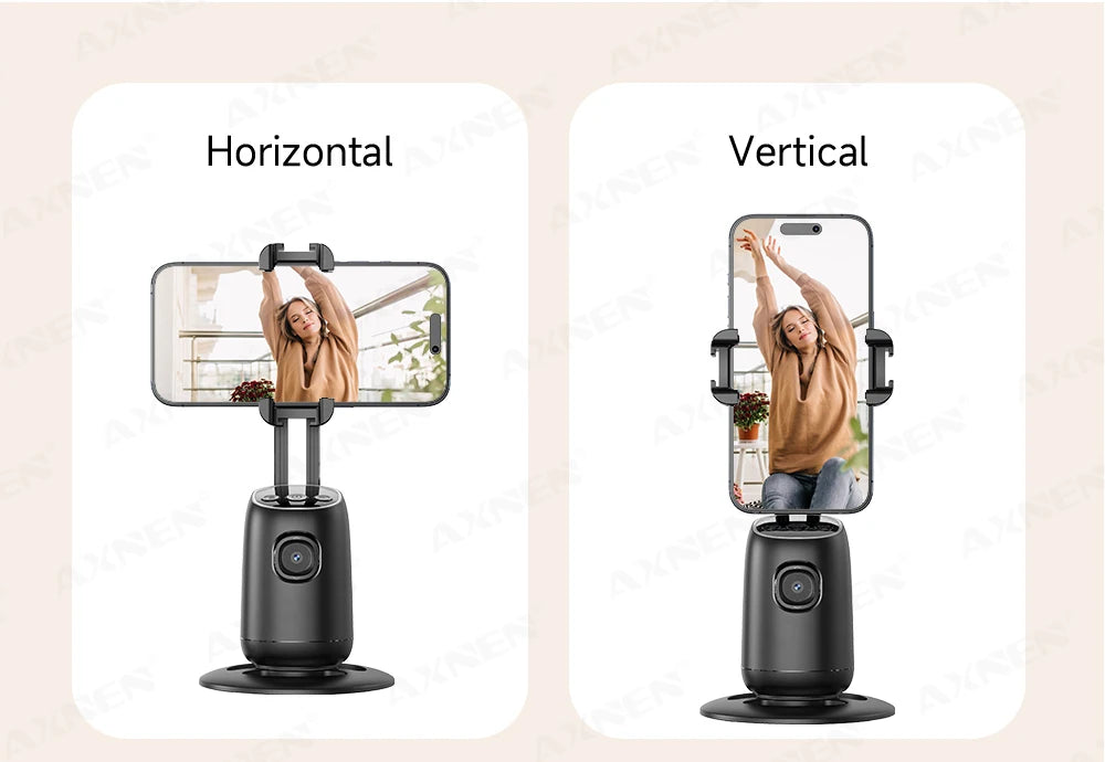 360°Rotating P05 AI Face Tracking Desktop Gimbal Stabilizer Intelligent Follow Shoot Gesture Control Cellphone Holder for iPhone
