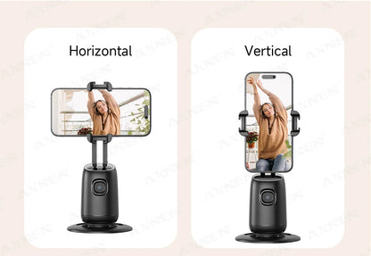 360°Rotating P05 AI Face Tracking Desktop Gimbal Stabilizer Intelligent Follow Shoot Gesture Control Cellphone Holder for iPhone