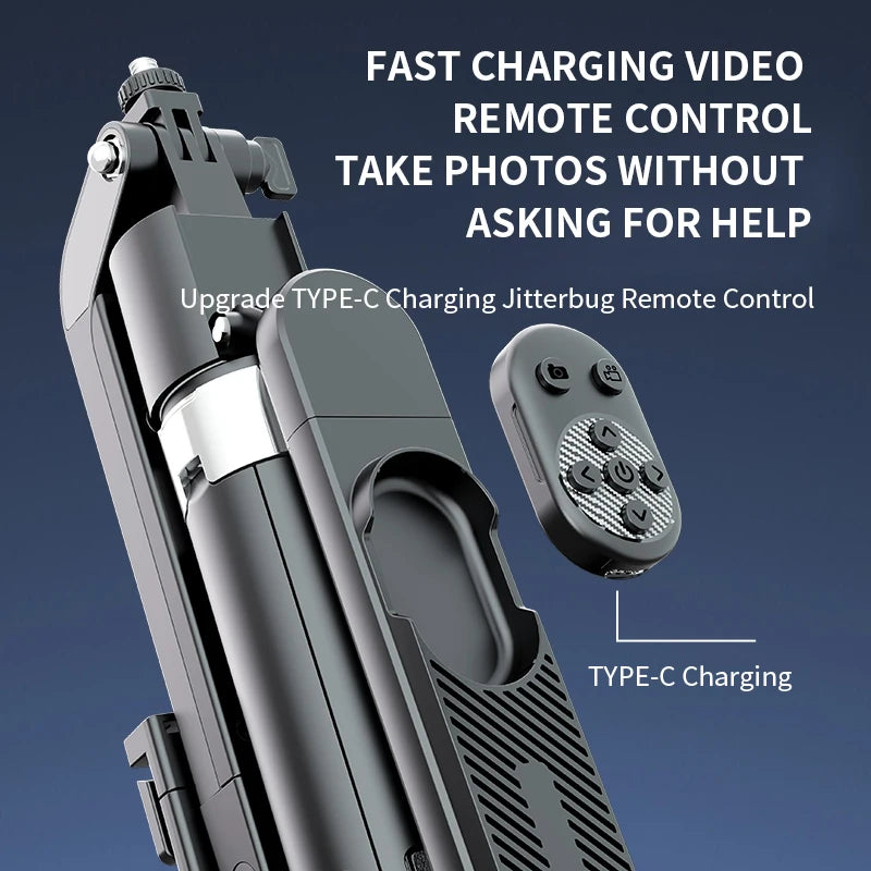 Smart AI Tracking Gimbal Facial Tracking Selfie Stick Bluetooth Selfie Camera Portable Travel Automatic Rotation Phone Holder