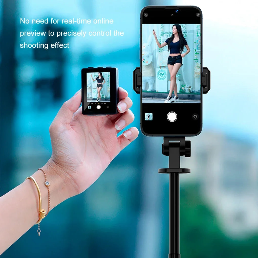Mini Portable Smartphone Selfie Screen Display Projector  Screen Live Shooting Artifact Mobile Phone Same Screen Remote Control