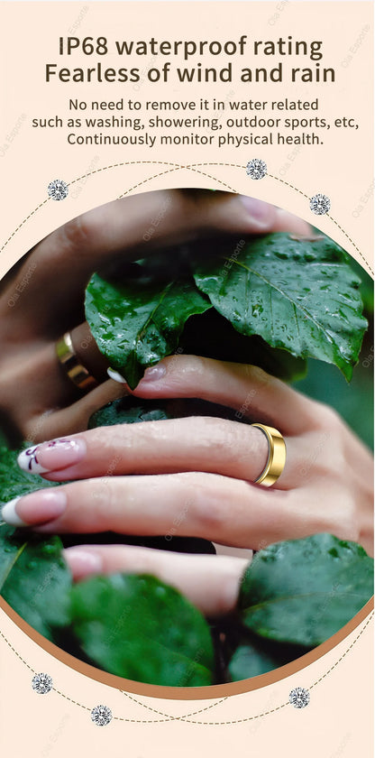 2026 New Smart Ring Men Women, Heart Rate Blood Oxygen and Sleep Monitor Smartring IP68 &amp; 5ATM Waterproof, Multi-sport Mode Ring