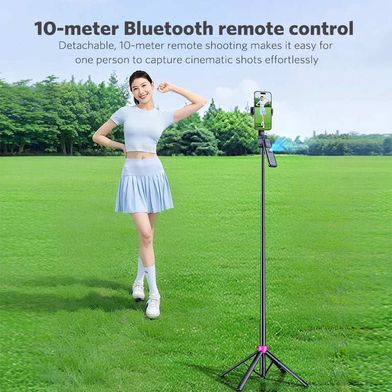 AI Smart Gimbal Tripod Selfie Stick Foldable 360° Auto Follow-Up Face Tracking Gimbal All-in-one Phone Holder For smartphone