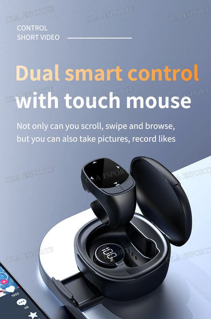 New Smart Ring Multi-Functional Rings Remote Control 5.3 BT Page Scrolling Video Flipping Auto-Like, Take Photos For Smartphones