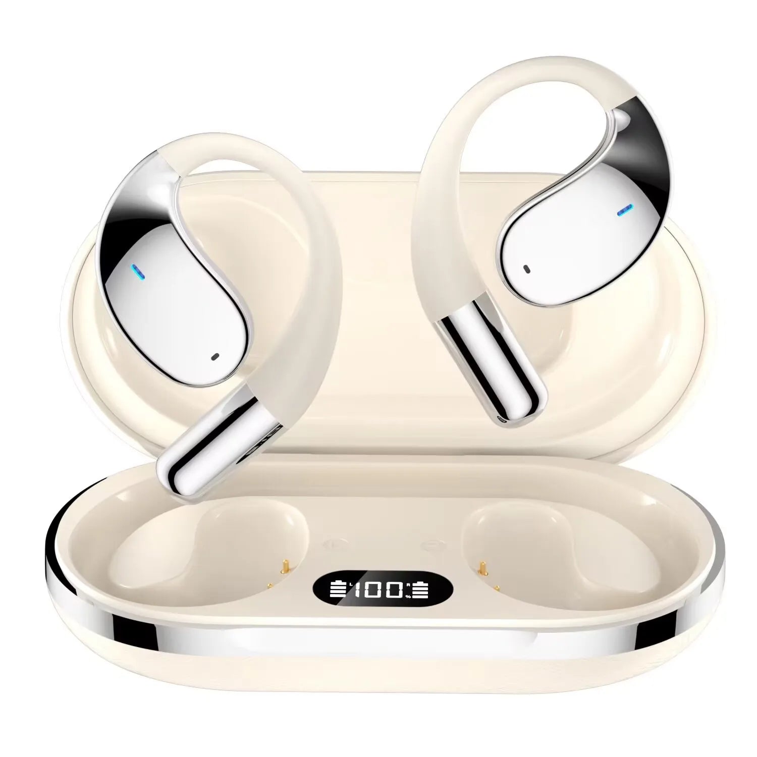 AI Translator Earbuds 144 Languages 3-in-1 Noise Cancelling Bluetooth 5.3 Headset Instant Translator Smart Voice Real Time